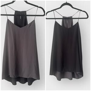Reversible designer tank, gray one side black on the other